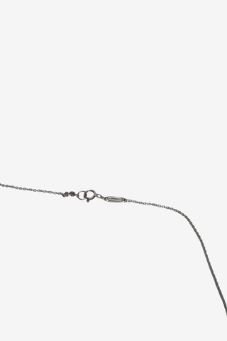 Tiffany & Co. 18K Diamond T Circular Pendant Necklace - Designer Necklaces at The Find Luxury Resale - Vancouver, Canada