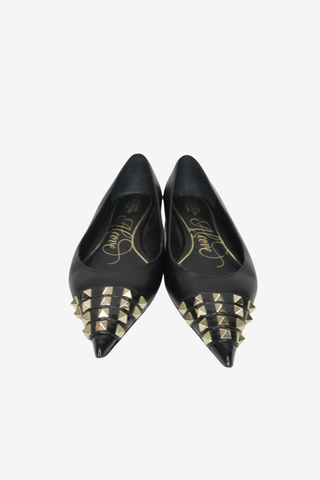 Valentino Rockstud Flats sz 38.5 - Designer Flats at The Find Luxury Resale - Vancouver, Canada