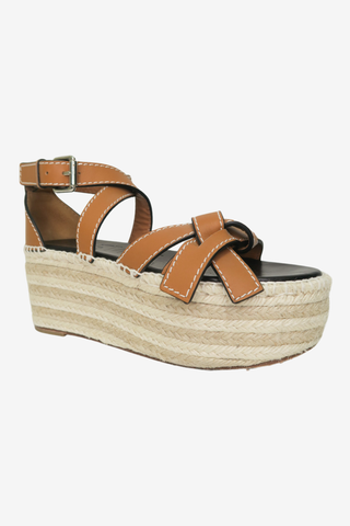 Loewe Leather Espadrilles sz 39 - Designer shoes at The Find Luxury Resale - Vancouver, Canada
