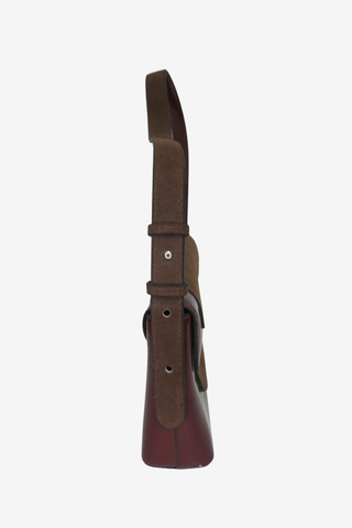 Salvatore Ferregamo Brown Shoulder Bag - Designer handbag at The Find Luxury Resale - Vancouver, Canada