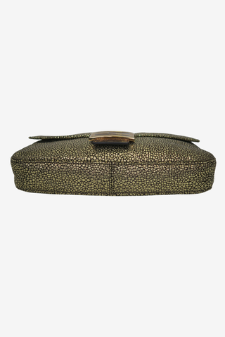 Fendi Metallic Gold Baguette Bag - Designer Handbags at The Find Luxury Resale - Vancouver, Canada