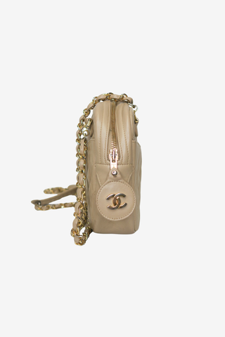 Chanel Quilted Camera Bag