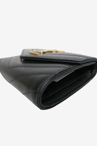 Saint Laurent Compact Wallet - Designer Handbags at The Find Luxury Resale - Vancouver, Canada