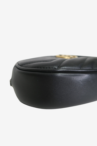 Gucci Marmont Black Waist Bag - Designer handbag at The Find Luxury Resale - Vancouver, Canada