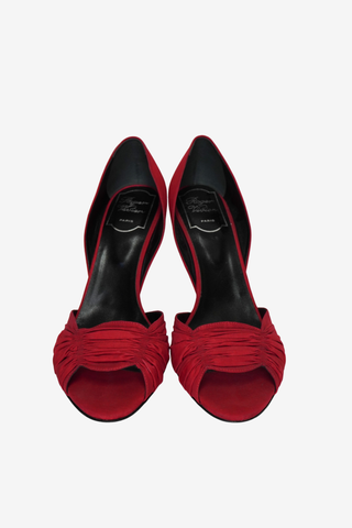 Roger Vivier Red Pumps sz 38.5