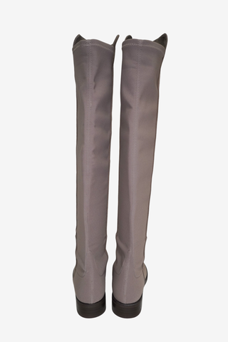 Stuart Weitzman 50/50 Grey Boots sz 5