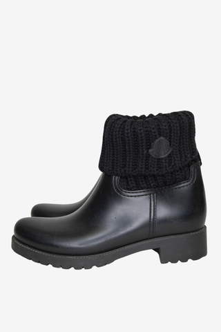 Moncler Rain Boots sz 41 - Designer boots at The Find Luxury Resale - Vancouver, Canada