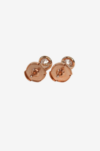 Tiffany & Co 18k Rose Gold Diamonds By The Yard Earrings - Designer Earrings at The Find Luxury Resale - Vancouver, Canada