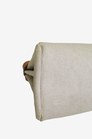 Hermes Toile H & Vache Hunter Herbag 39 - Designer handbag at The Find Luxury Resale - Vancouver, Canada