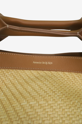Alexander McQueen Raffia Tote - Designer handbag at The Find Luxury Resale - Vancouver, Canada