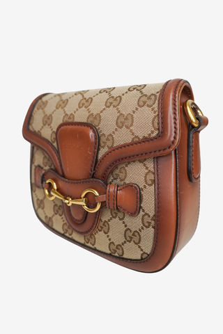 Gucci Monogram Small Lady Web Shoulder Bag - Designer Crossbody at The Find Luxury Resale - Vancouver, Canada