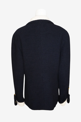 Chanel Textured Wool Jacket Sz 44