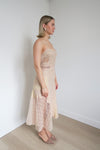 Jonathan Simkhai Lace Pattern Midi Length Dress sz 2