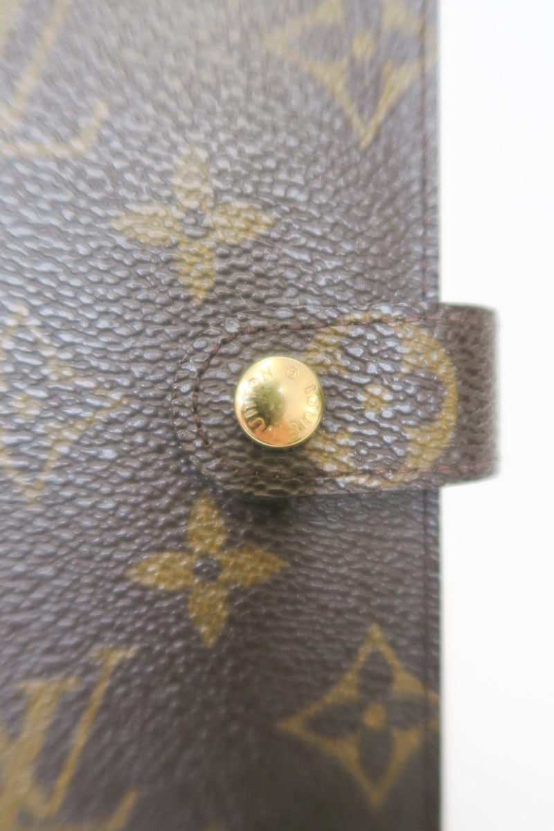 Louis Vuitton Monogram Small Ring Agenda Cover