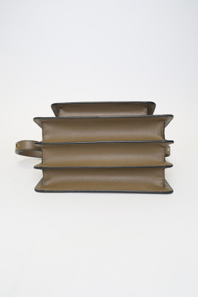 Marni Medium Trunk Leather Crossbody Bag