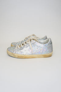 Golden Goose Glitter Accents Sneakers sz 37