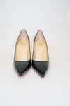 Christian Louboutin Decollete 554 100 Patent Leather Pumps sz 36.5