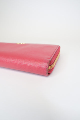 Prada Saffiano Leather Continental Wallet - Designer Wallets at The Find Luxury Resale - Vancouver, Canada