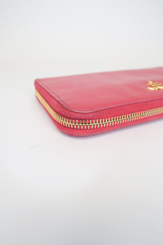 Prada Saffiano Leather Continental Wallet - Designer Wallets at The Find Luxury Resale - Vancouver, Canada