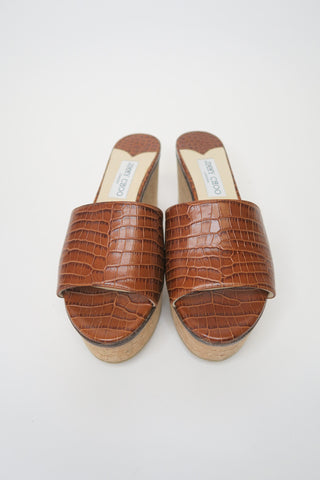 Jimmy Choo Platform Sandals sz 38.5 - Designer Sandals at The Find Luxury Resale - Vancouver, Canada