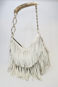 Saint Laurent Boheme Fringe Hobo