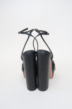 Aquazzura Leather Platform Sandals sz 36