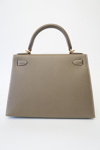 Hermès 2020 Epsom Kelly II Sellier 28 - Designer Handbags at The Find Luxury Resale - Vancouver, Canada