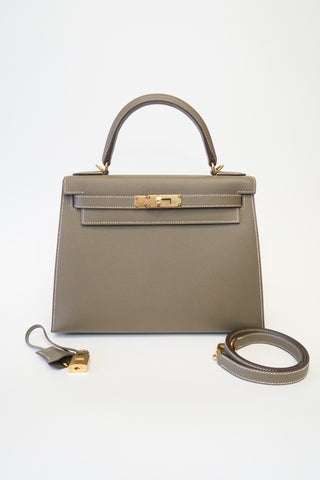 Hermès 2020 Epsom Kelly II Sellier 28 - Designer Handbags at The Find Luxury Resale - Vancouver, Canada