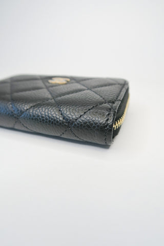 Chanel Interlocking CC Logo Compact Wallet