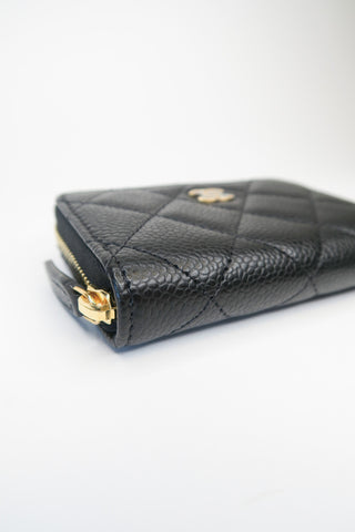 Chanel Interlocking CC Logo Compact Wallet - Designer Wallets at The Find Luxury Resale - Vancouver, Canada