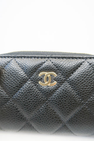 Chanel Interlocking CC Logo Compact Wallet