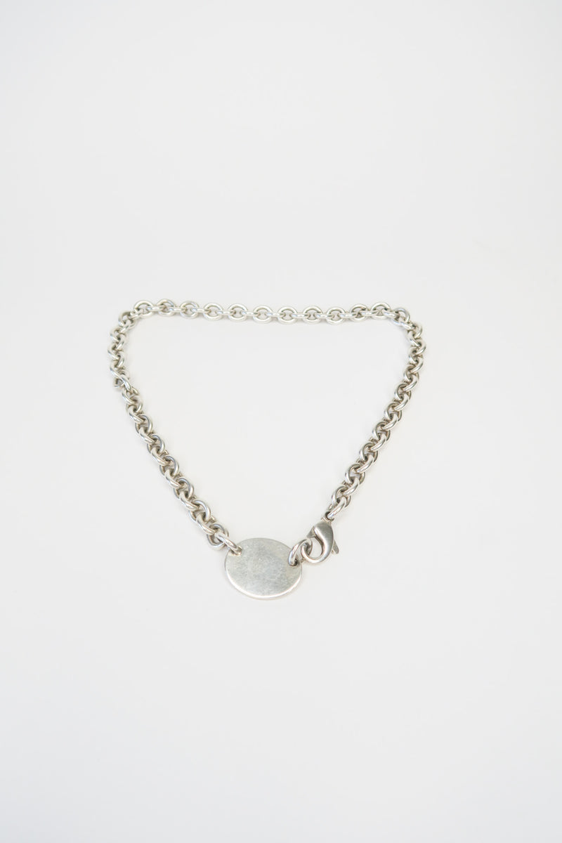 Tiffany & Co. Return to Tiffany Oval Tag Collar Necklace