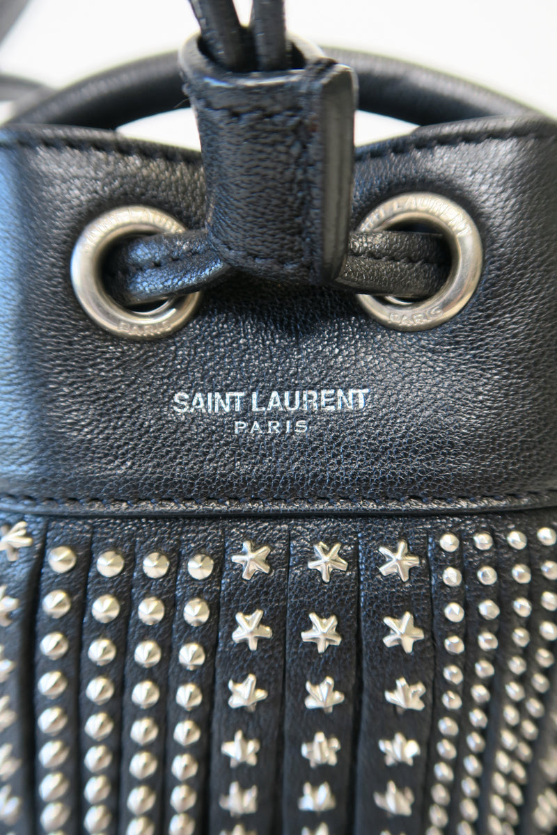 Saint Laurent Small Fringe Emmanuelle Bucket