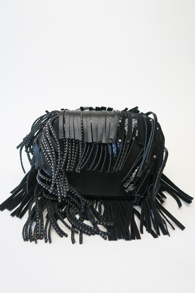 Saint Laurent Small Fringe Emmanuelle Bucket