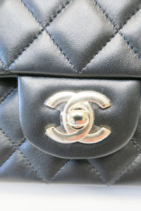 Chanel 2022 Lambskin Quilted Mini Rectangular Flap