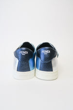Fendi Leather Colorblock Pattern Sneakers sz 37