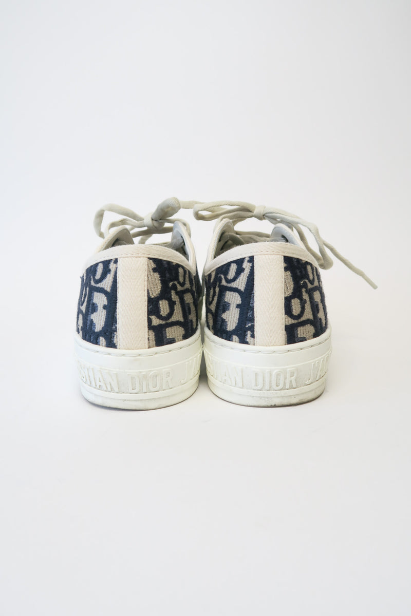 Christian Dior Canvas Printed Sneakers sz 37.5