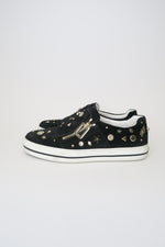 Roger Vivier Velvet Studded Accents Sneakers sz 37.5