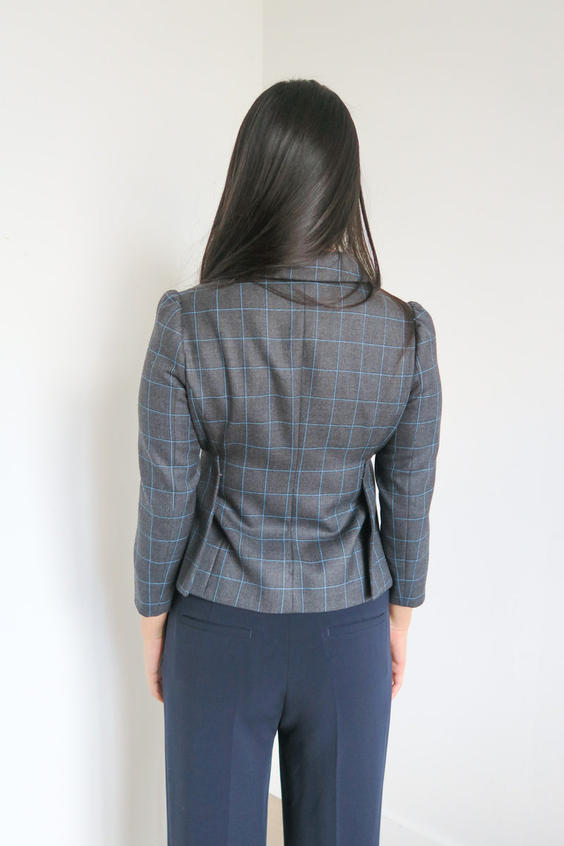 Miu Miu Plaid Blazer sz 40