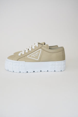 Prada Re-Nylon Platform Sneaker sz 37 - Designer Sneakers at The Find Luxury Resale - Vancouver, Canada