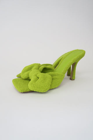 Bottega Veneta Towel Bow Accents Pumps sz 39 - Designer Pumps at The Find Luxury Resale - Vancouver, Canada