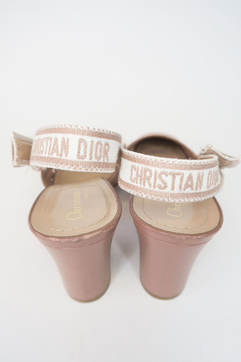 Christian Dior J'Adior Slingback Pumps sz 39
