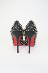 Christian Louboutin Spike Accents Leather Pumps sz 38