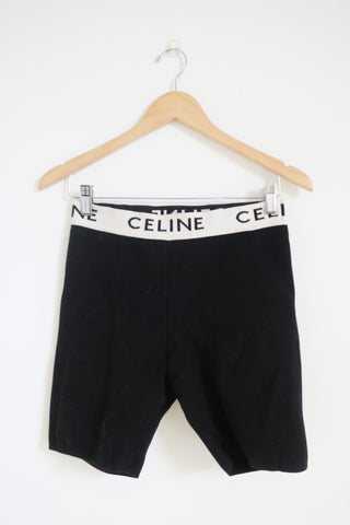 Celine Graphic Print Shorts sz M - Designer Shorts at The Find Luxury Resale - Vancouver, Canada