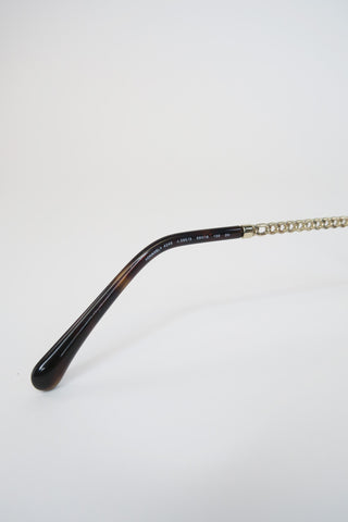 Chanel Chain-Link Accent Sunglasses - Designer Sunglasses at The Find Luxury Resale - Vancouver, Canada