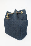 Chanel Denim Urban Spirit Drawstring Bag