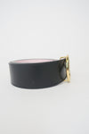 Fendi Leather Logo Reversible Belt