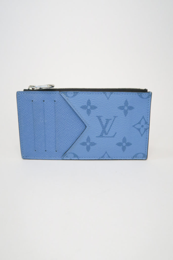 Louis Vuitton Monogram Taigarama Coin Card Holder