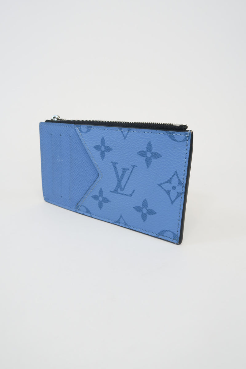 Louis Vuitton Monogram Taigarama Coin Card Holder