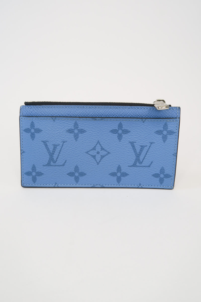 Louis Vuitton Monogram Taigarama Coin Card Holder